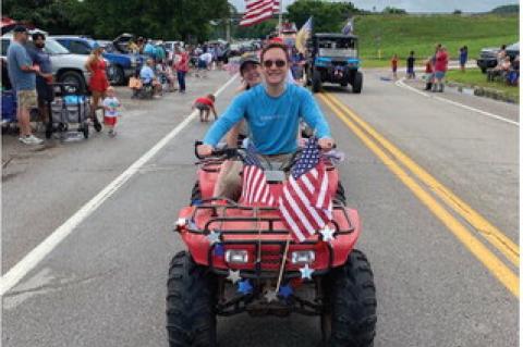 Calvin Celebrates 4th of July with Parade and Festivities