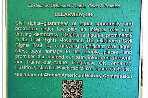 (Plaque installed at Main Street Community Building)
