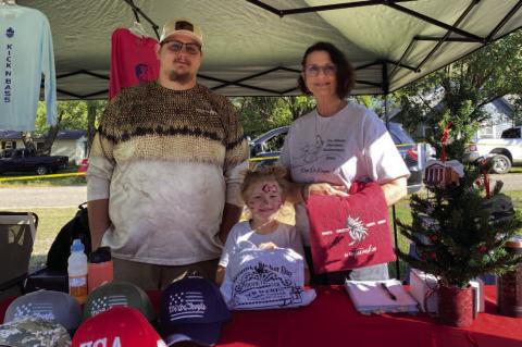 Seth Dean with Brinlee and Grandma Monica Dean