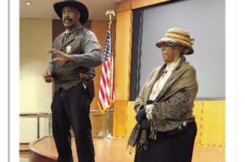Oscar Ray as U. S. Marshall Bass Reeves and Shiron Ray as Winnie Reeves