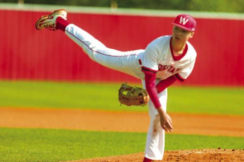 Patrick Hebert pitches Chieftains to a tournament victory