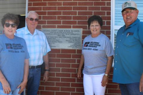 Ribbon cutting held for Farm Bureau-New Agent Jessica BeckAgent