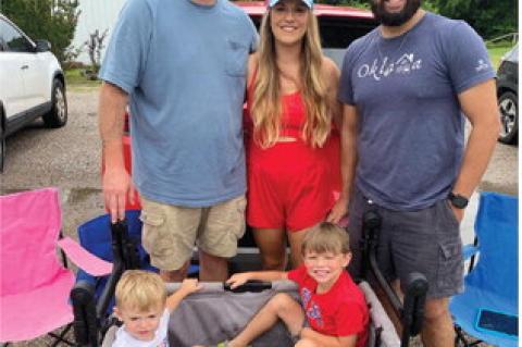 Large Crowd Gathers for 4th of July in Calvin, OK