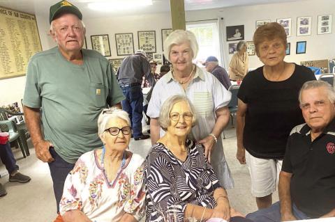 THE GERTY REUNION SAW A WONDERFUL TURNOUT THIS YEAR. Many familiar faces from classes across the decades gathered for lunch and conversation as they shared current milestones and many memories. Pictured above are (L-R): Tony Abney, Cathleen Sutton, Annama