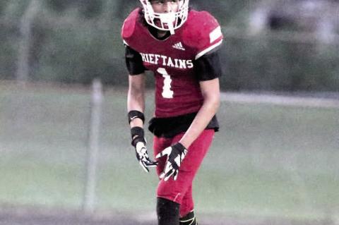 Nick Taylor lines up and waits for the snap.