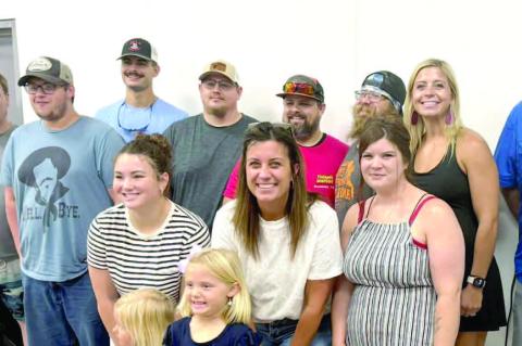 2ND COUSINS PICTURES Left to right are: (front) Alaina Dean, Rosalee Dean. (middle) Jensen Dean, Ashley Cheek, Taylor Ingram, Jake Carter. (back) Jake Rutland, Turner Dean, Cade Dean, Seth Dean, Chance Dean, Michael Joe Ingram, Kaylie Ragsdale, Walt Jeffr