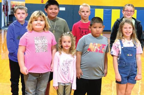 Moss student September achievement awards given