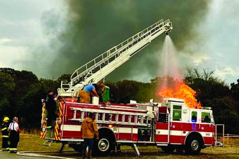 Wetumka Fire Department Responds to Tank Battery Explosion