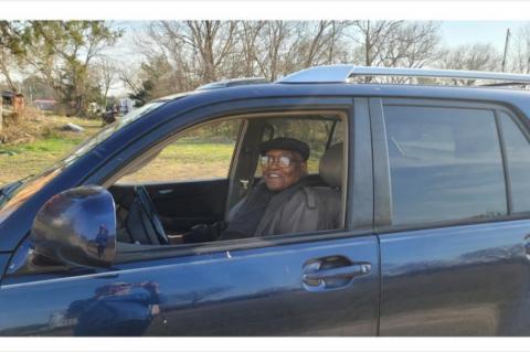It’s A Drive-By Birthday Celebration 96th Birthday ~ Otis Davis