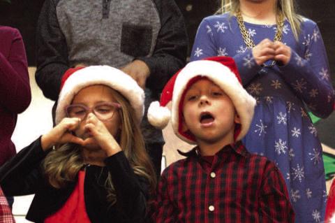 Back Row: Cir’ Atticus Wrice and Emma Ball Front Row: Hattie Harden