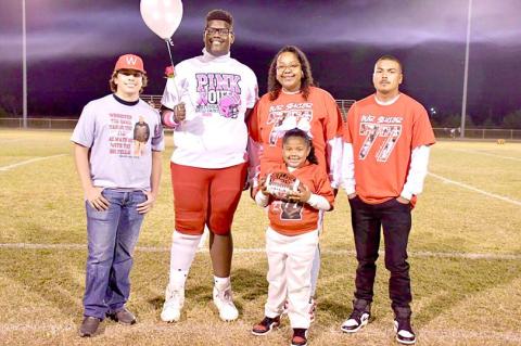 Zane Jaggars,Senior Kylar Gordon, Corrie Berryhill, Malaiah Berryhill